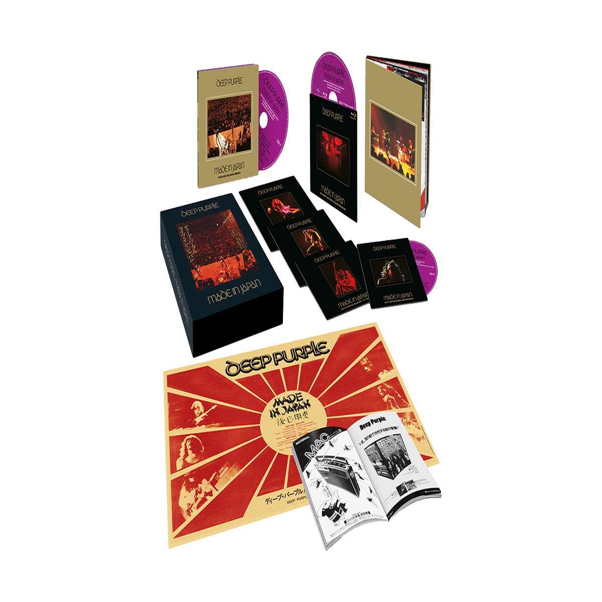 Deep Purple : Made In Japan (5CD & Blu Ray Boxset)
