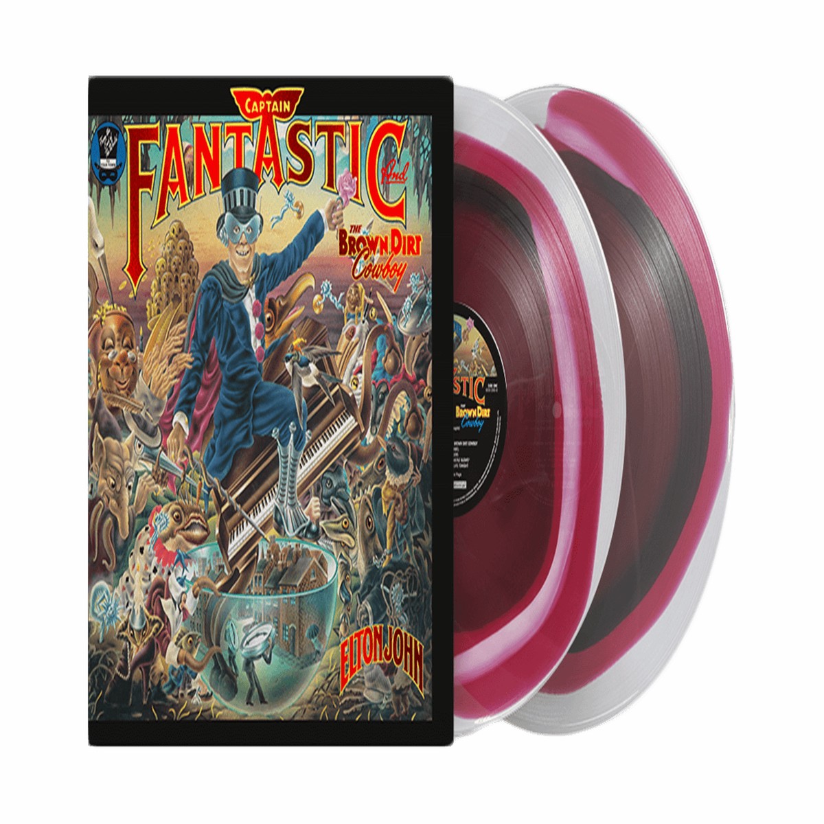 Elton John : Captain Fantastic and the Brown Dirt Cowboy (50th Anniversary Edition) (Colour Vinyl)