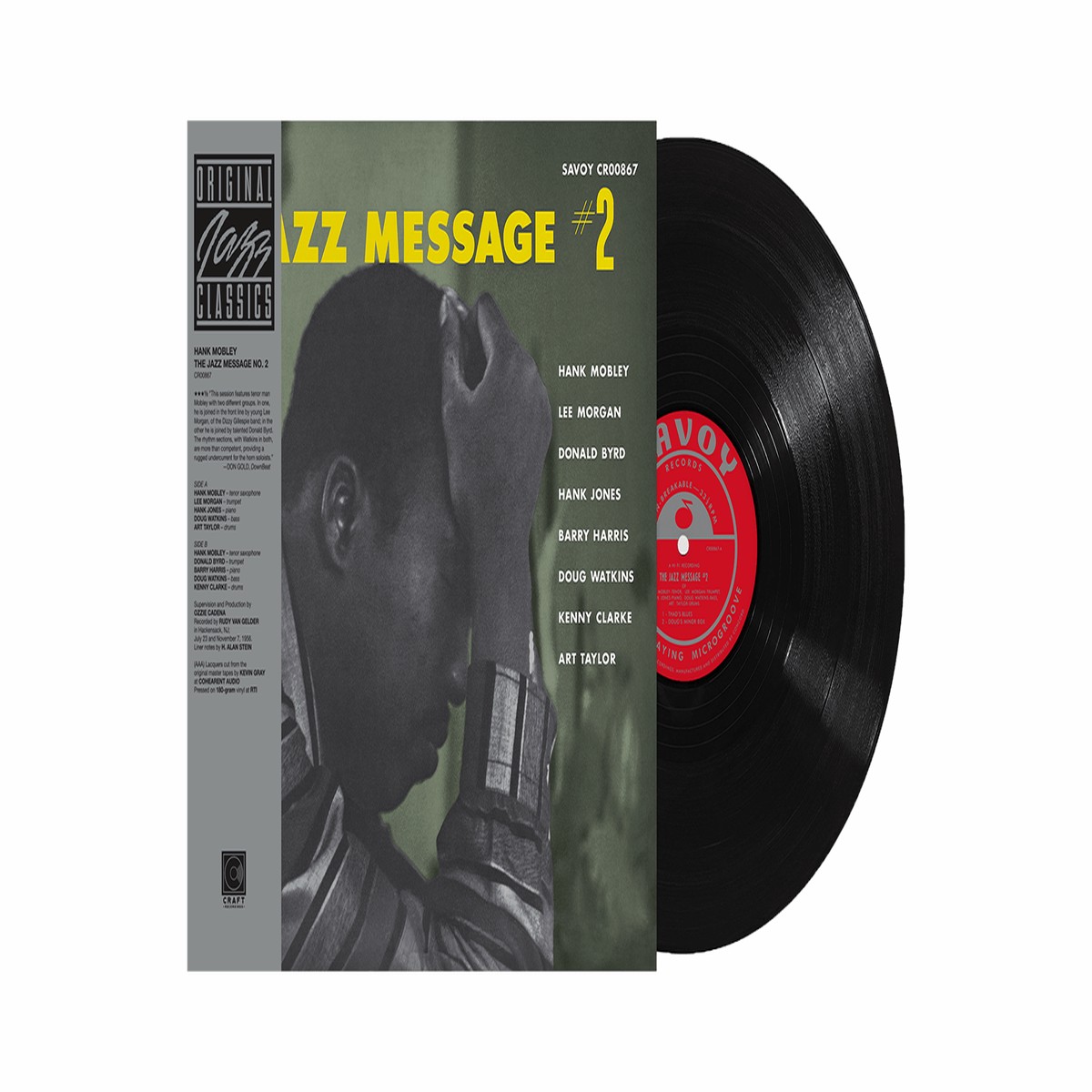 Hank Mobley : Jazz Message #2 (180g Vinyl)