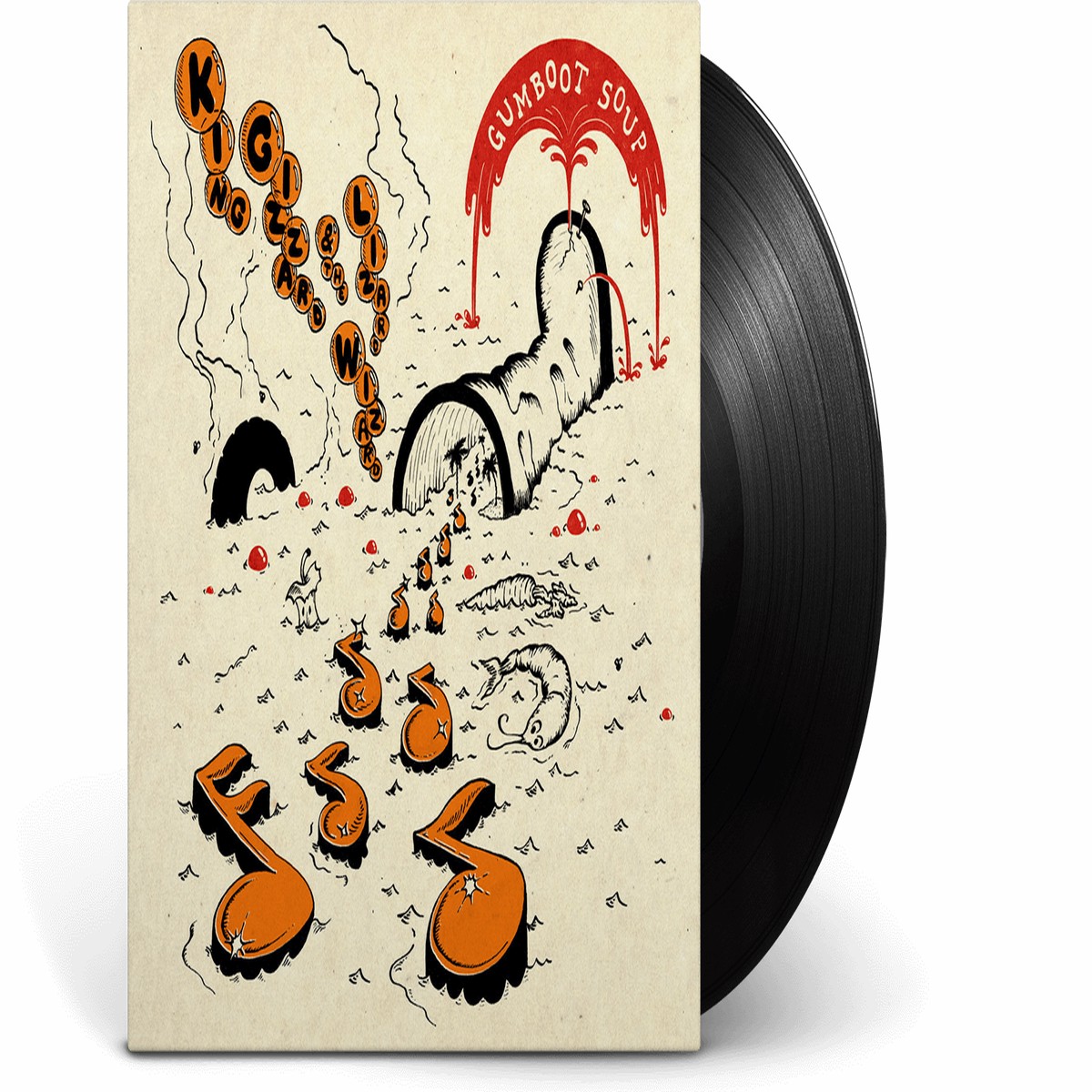 King Gizzard & The Lizard Wizard : Gumboot Soup (Black Bio-vinyl Reissue)