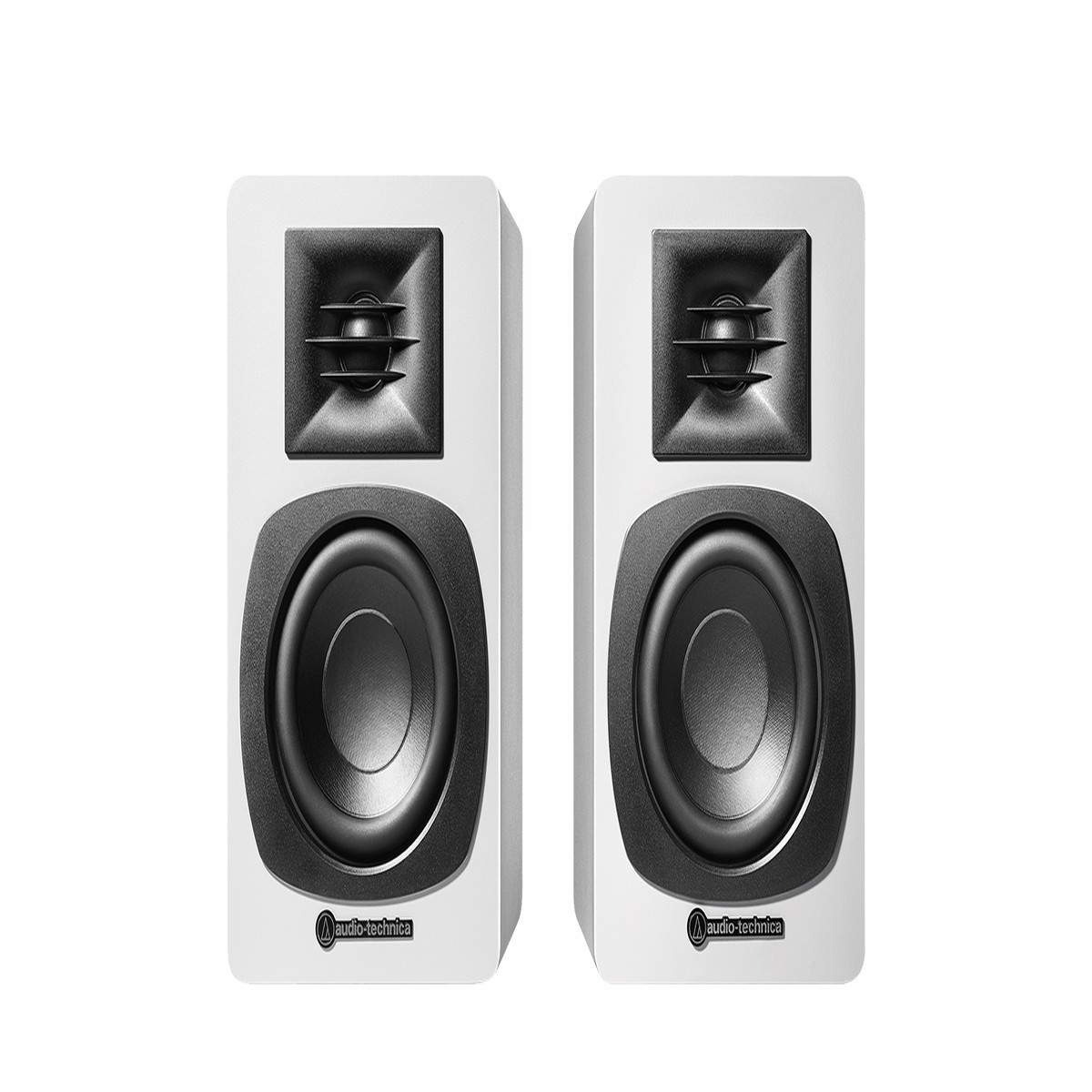 Audio Technica : Audio Technica White 30w Powered Bluetooth Speakers