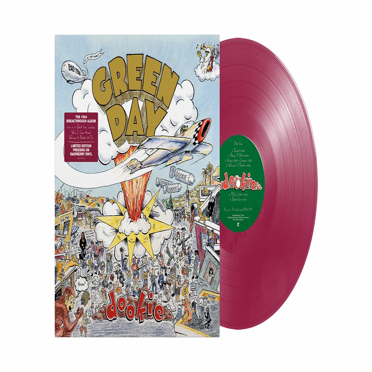 Green Day : Dookie (Raspberry Vinyl)