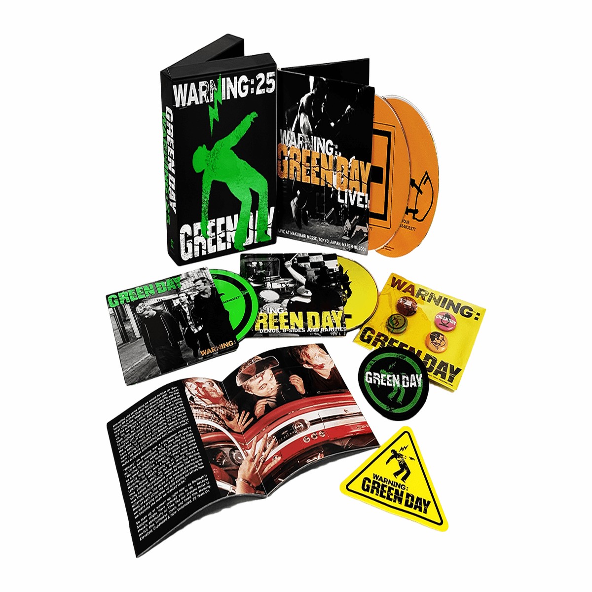 Green Day : Warning (25th Anniversary Edition) [4CD Box Set]