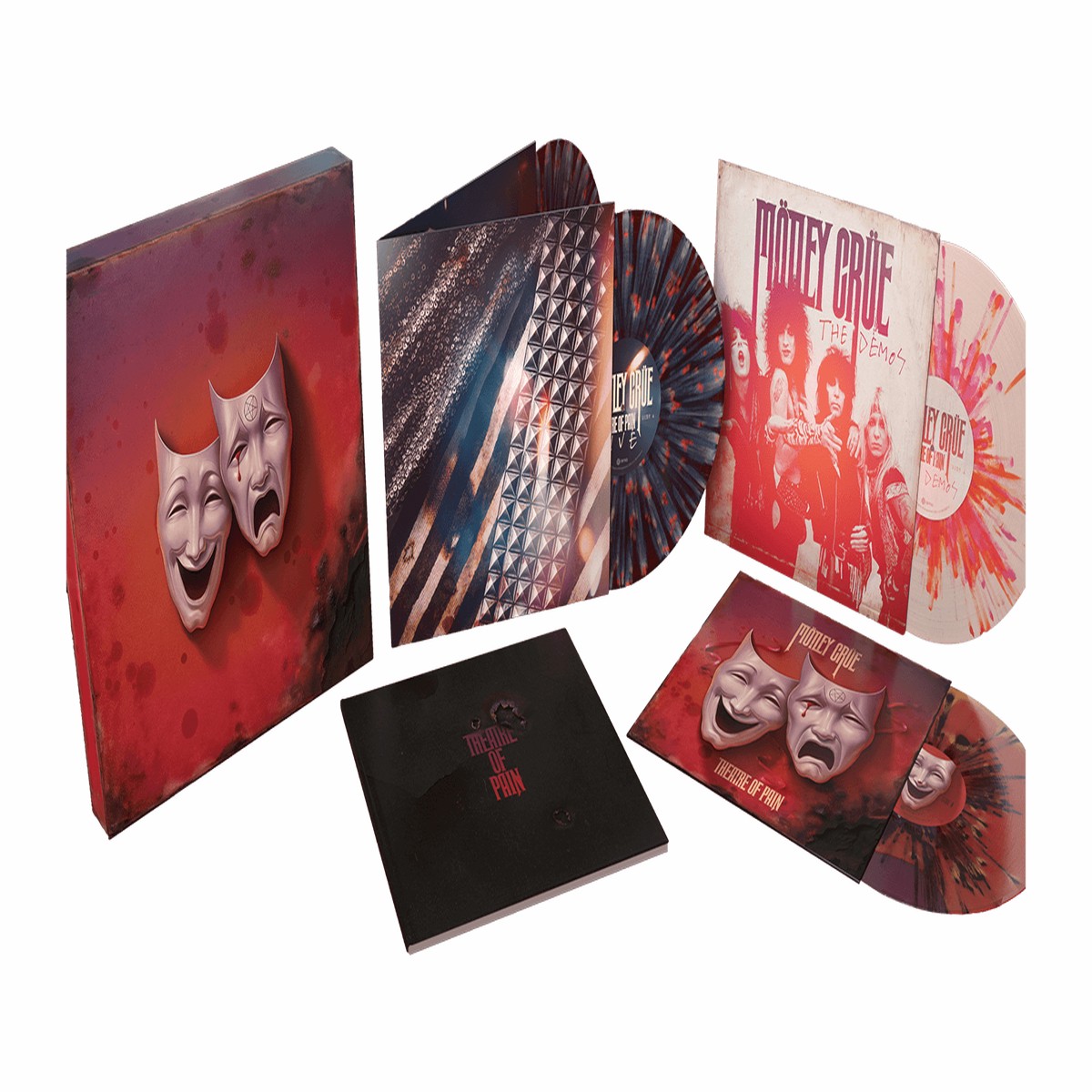 Motley Crue : Theatre Of Pain (40th Anniversary) (Deluxe Limited Edition 4LP Splatter Colour Vinyl Box Set)