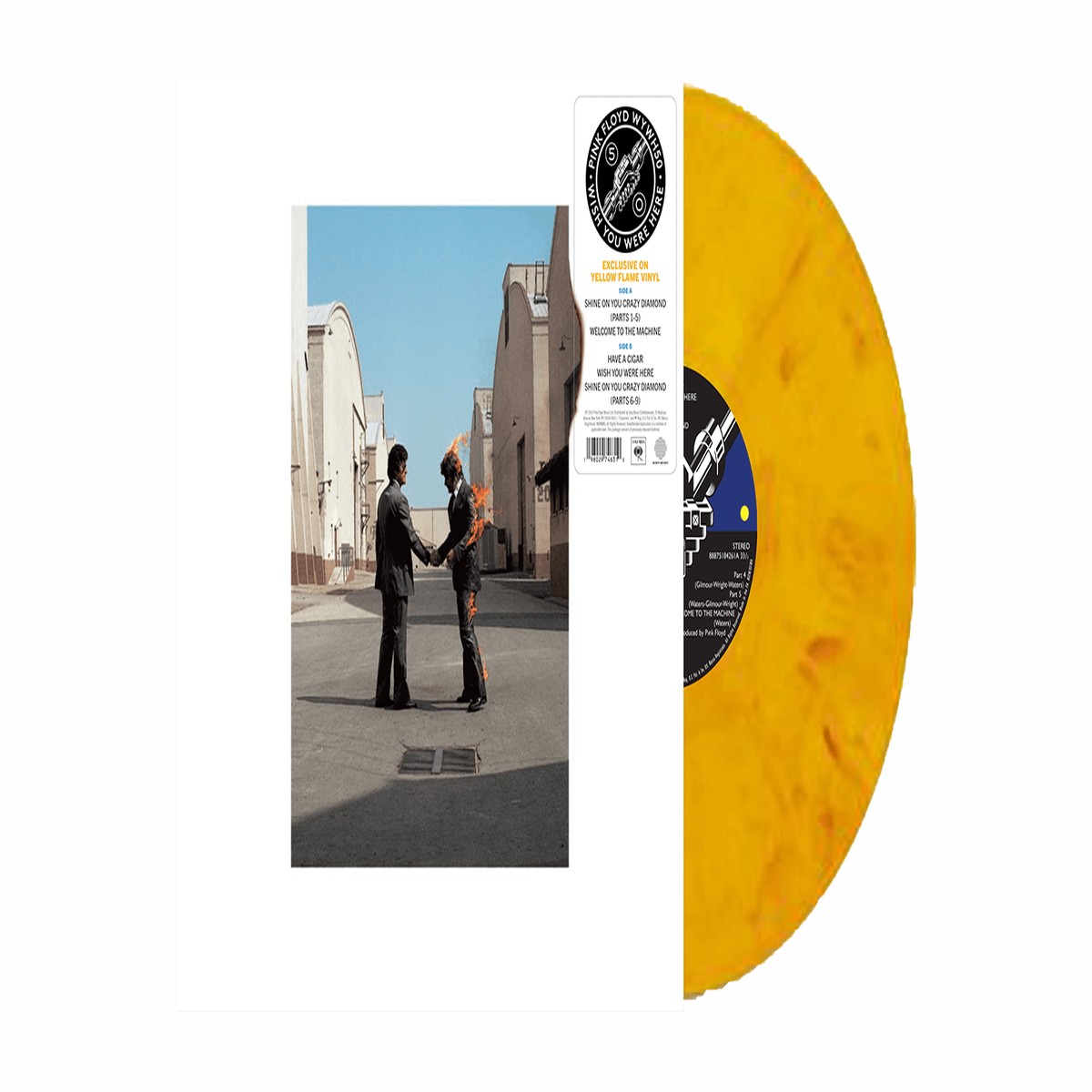 Pink Floyd : Wish You Were Here – 50th Anniversary (Yellow Flame vinyl)