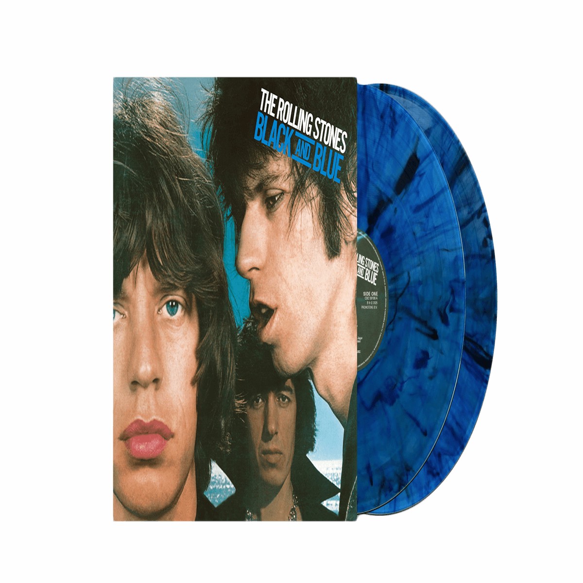 The Rolling Stones : Black and Blue (Black & Blue Marble Vinyl)(Exclusive to The Record Hub.com)