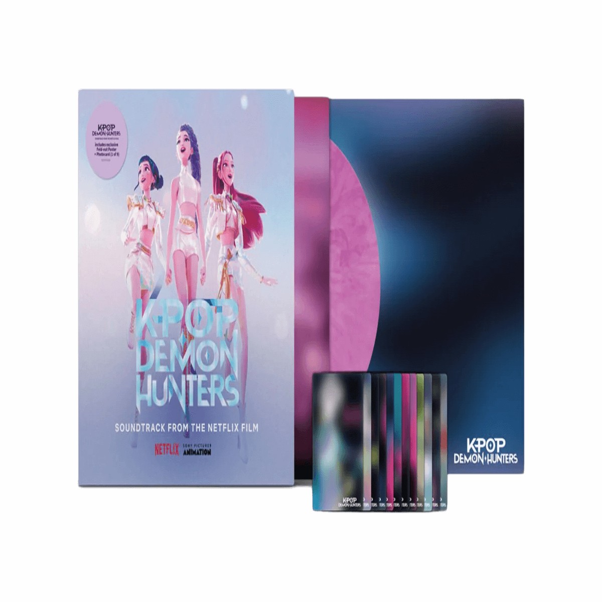 Various Artists : KPop Demon Hunters (Soundtrack from the Netflix Film)(Smokey Fuschia Vinyl) (Exclusive to The Record Hub.com)