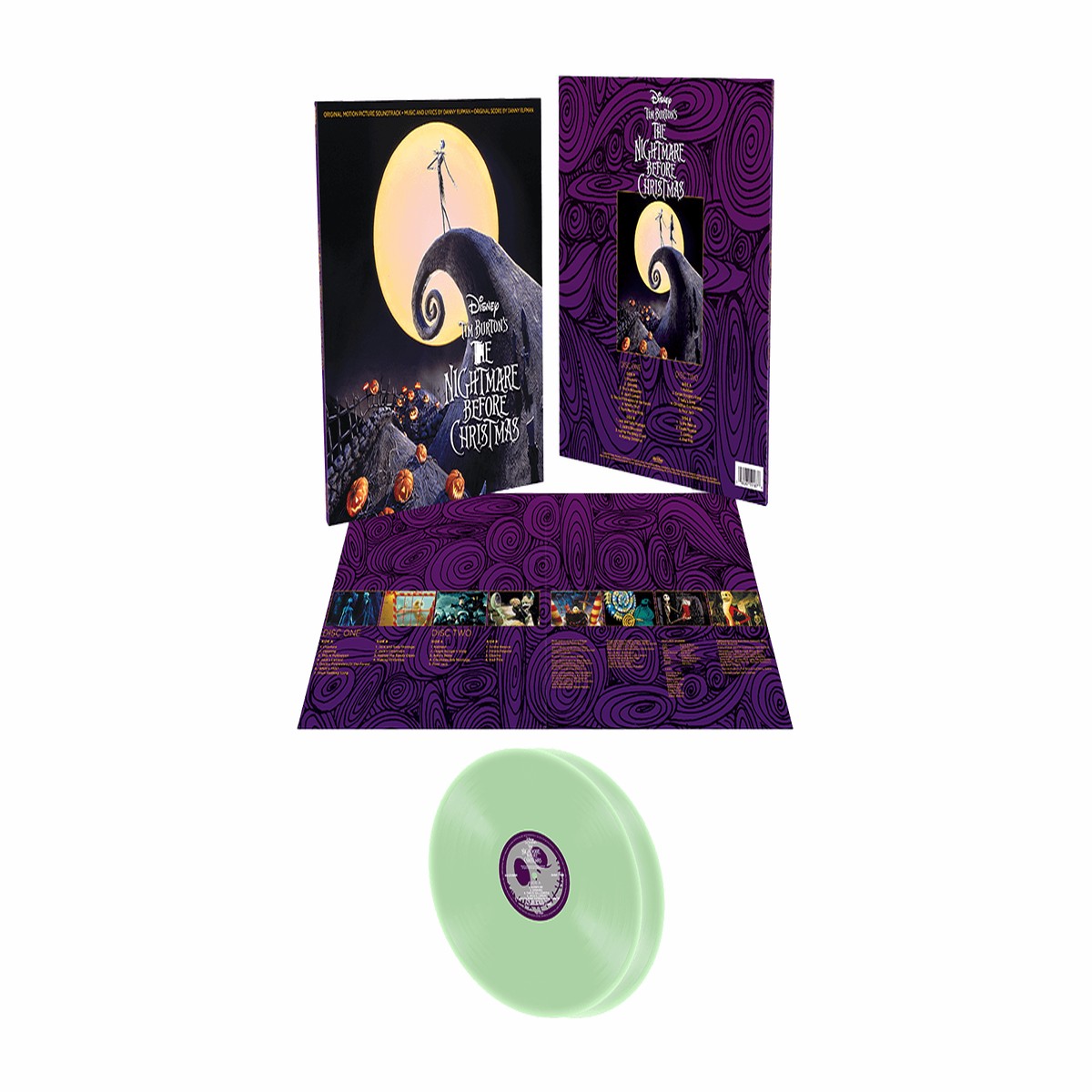 Various Artists : The Nightmare Before Christmas (Glow In The Dark Vinyl)