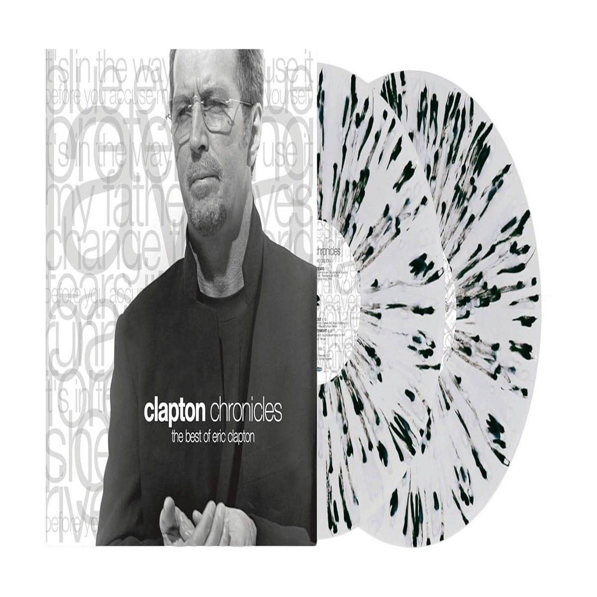 Eric Clapton : Clapton Chronicles – The Best Of (Black & White Splatter Vinyl)