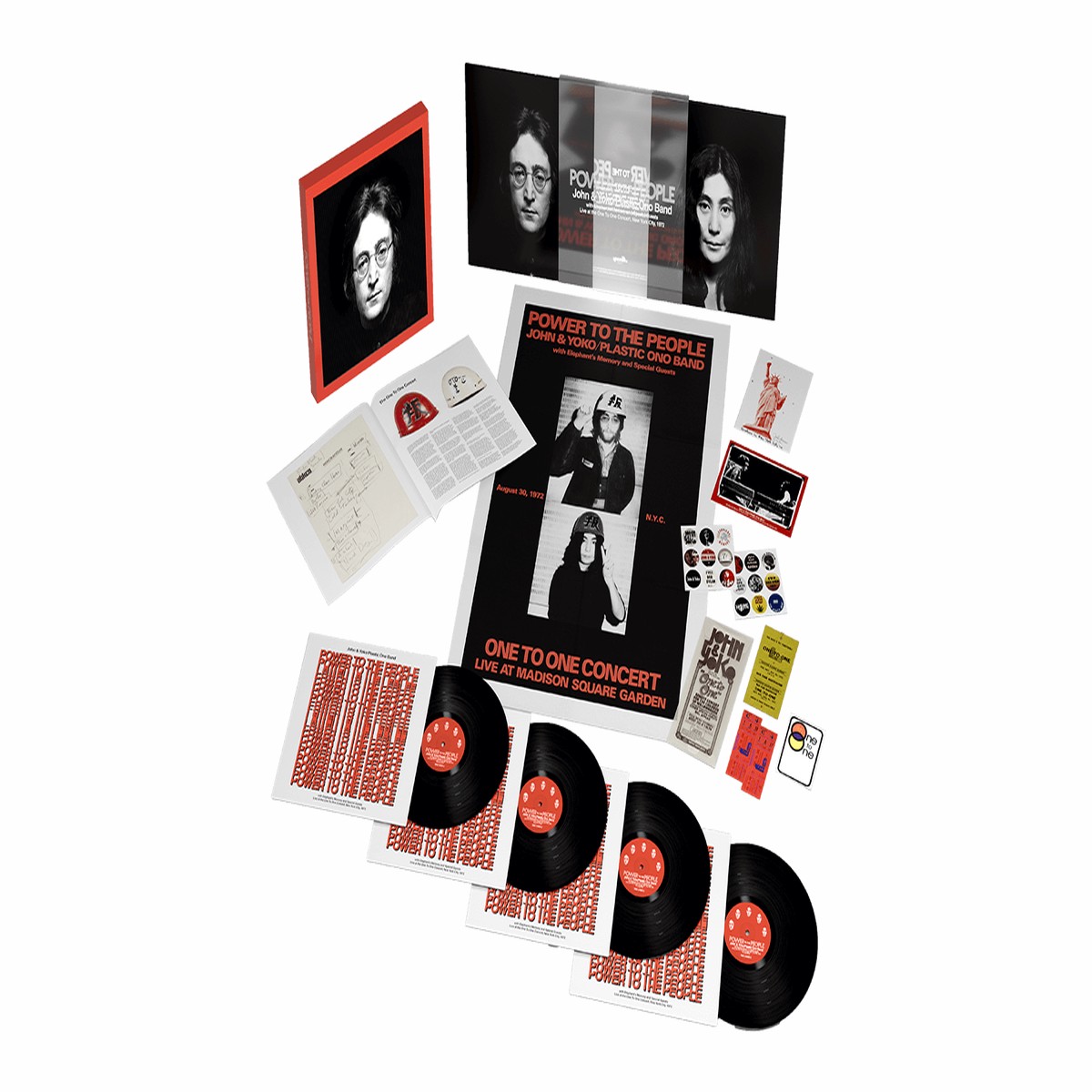 John & Yoko Plastic Ono Band : Power To The People (4LP Set) (Exclusive to The Record Hub.com)
