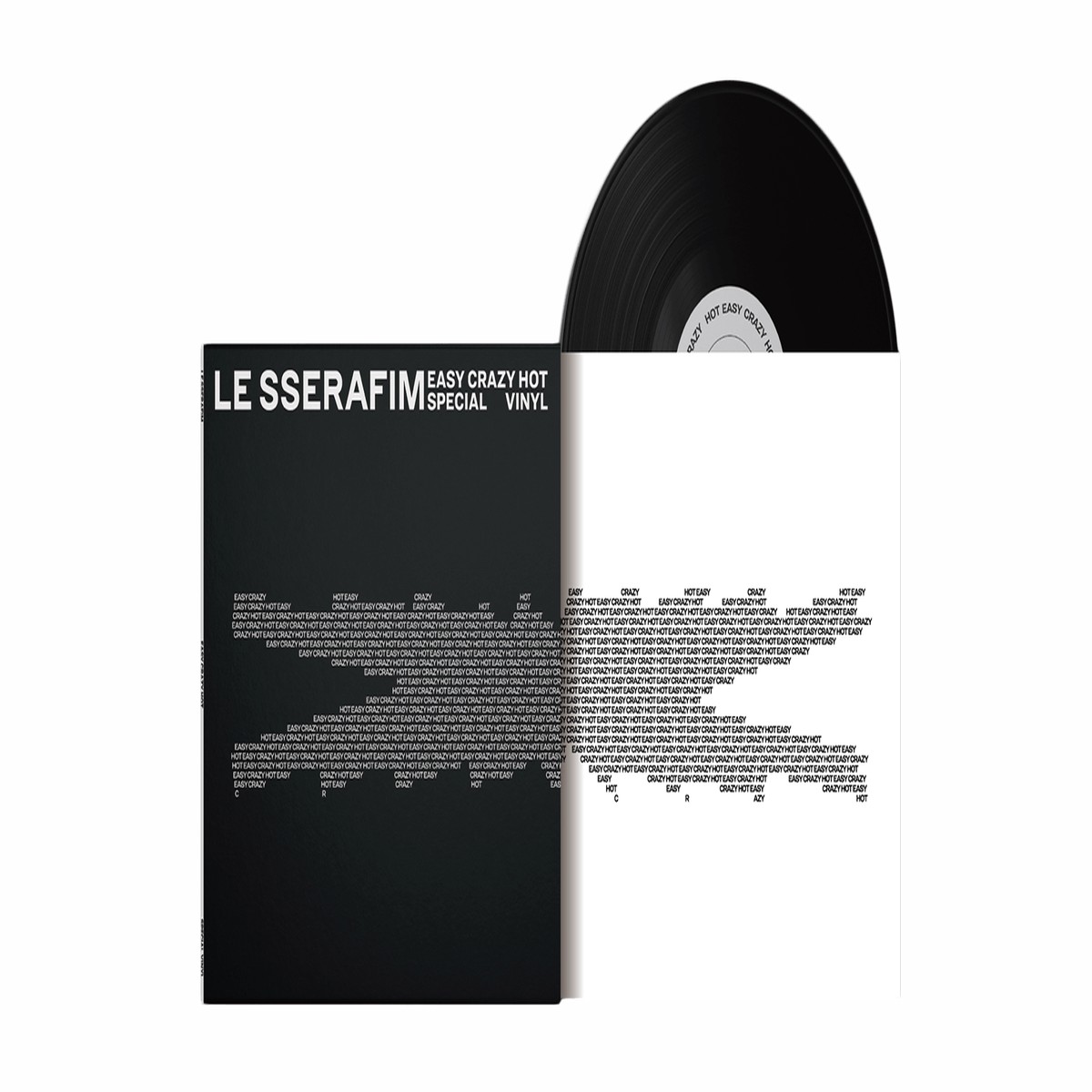 LE SSERAFIM : EASY-CRAZY-HOT SPECIAL VINYL (Carbon Black Vinyl)