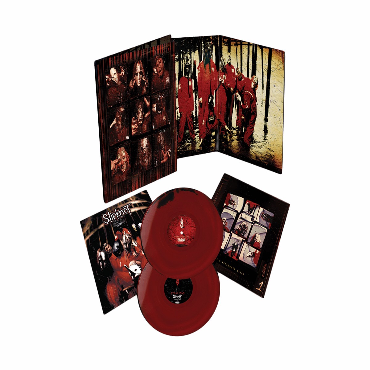 Slipknot : Slipknot (25th Anniversay Edition) (Red & Black Mix Vinyl)