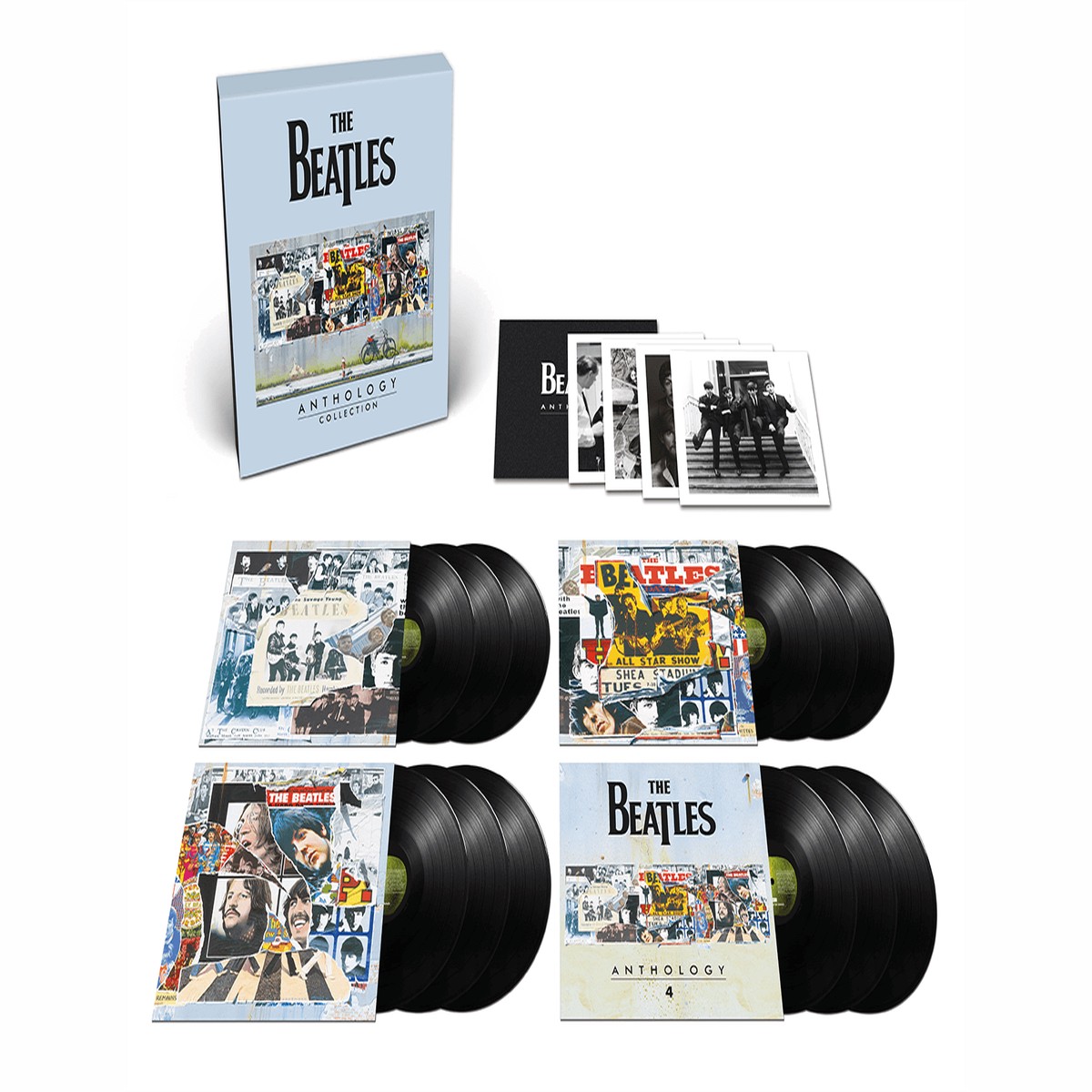 The Beatles : Anthology Collection (2025 Edition) + Limited, Numbered Photo Art Card Set – 12LP Boxset c(Exclusive to )