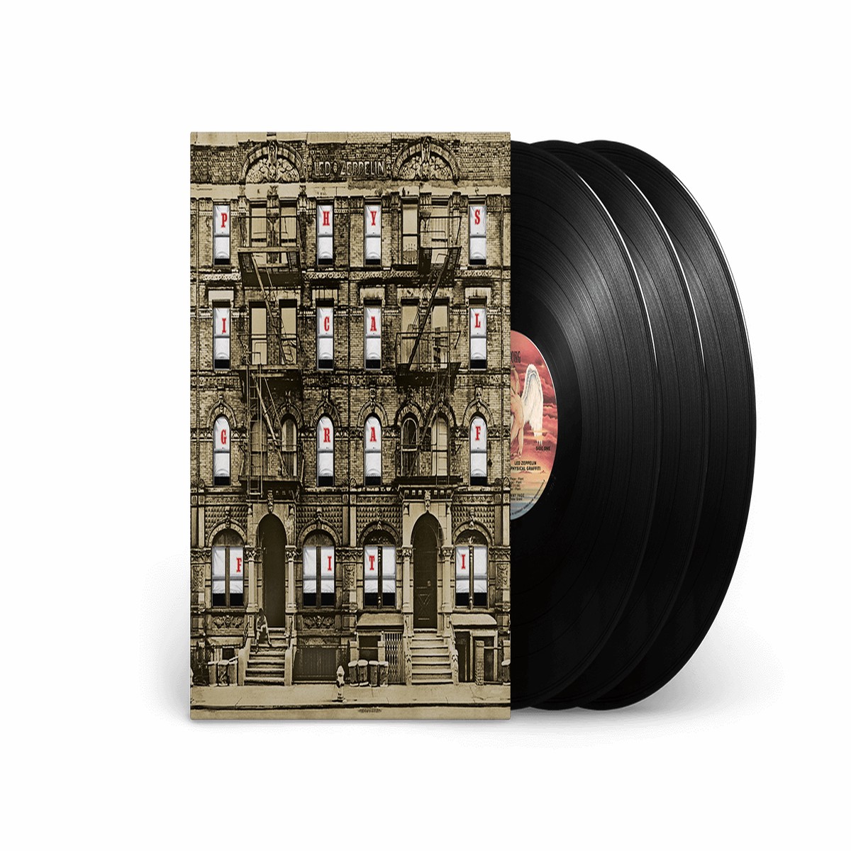 Led Zeppelin : Physical Graffiti (50th Anniversary Deluxe Edition) [3LP Black Vinyl + Bonus Poster]