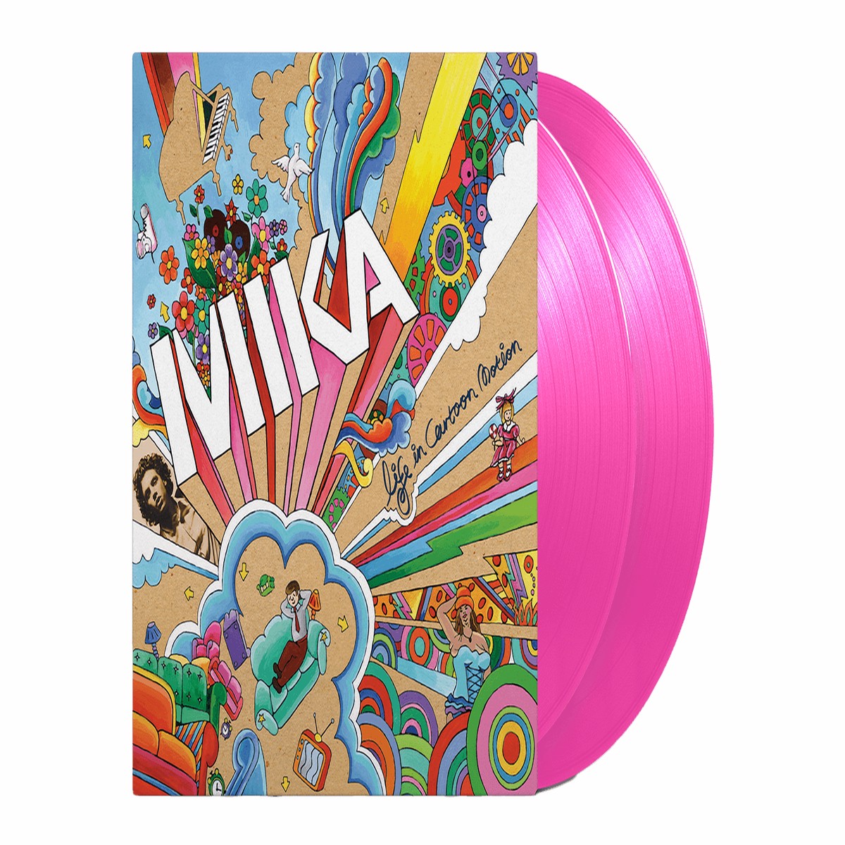 MIKA : Life In Cartoon Motion (Pink Transparent Vinyl)