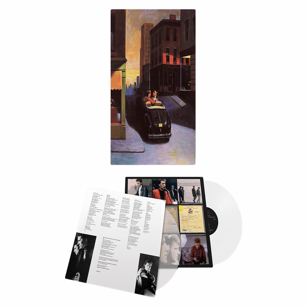 OMD : Crush (40th Anniversary Deluxe) (Clear Vinyl)(Exclusive to The Record Hub.com)