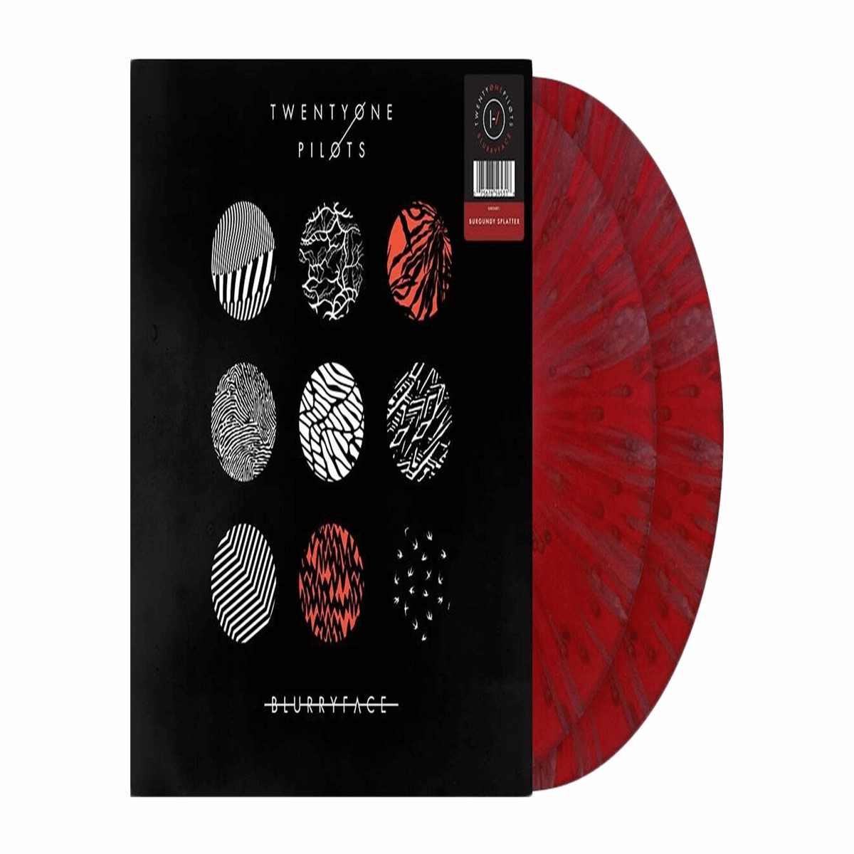 twenty one pilots : Blurryface (Burgundy Splatter Vinyl)