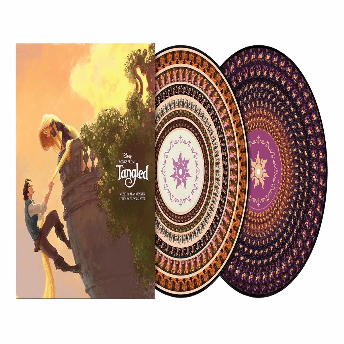 Various Artists : Songs From Tangled (15th Anniversary) (Zoetrope Vinyl)
