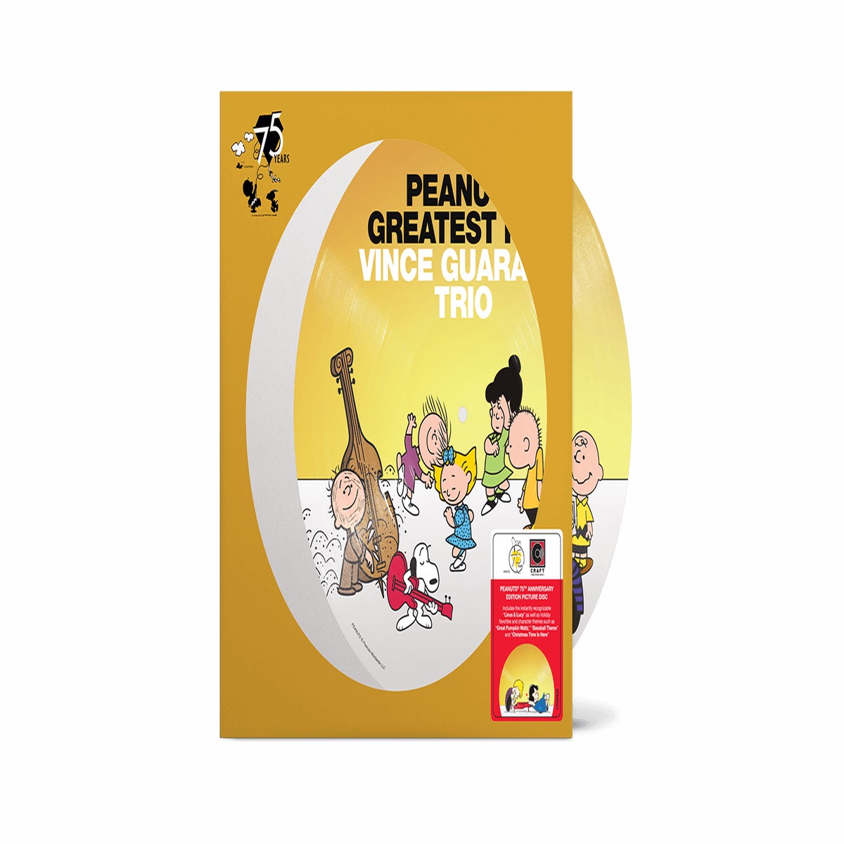 Vince Guaraldi Trio : Peanuts Greatest Hits (75th Anniversary Edition Picture Disc) (Pic Disc)