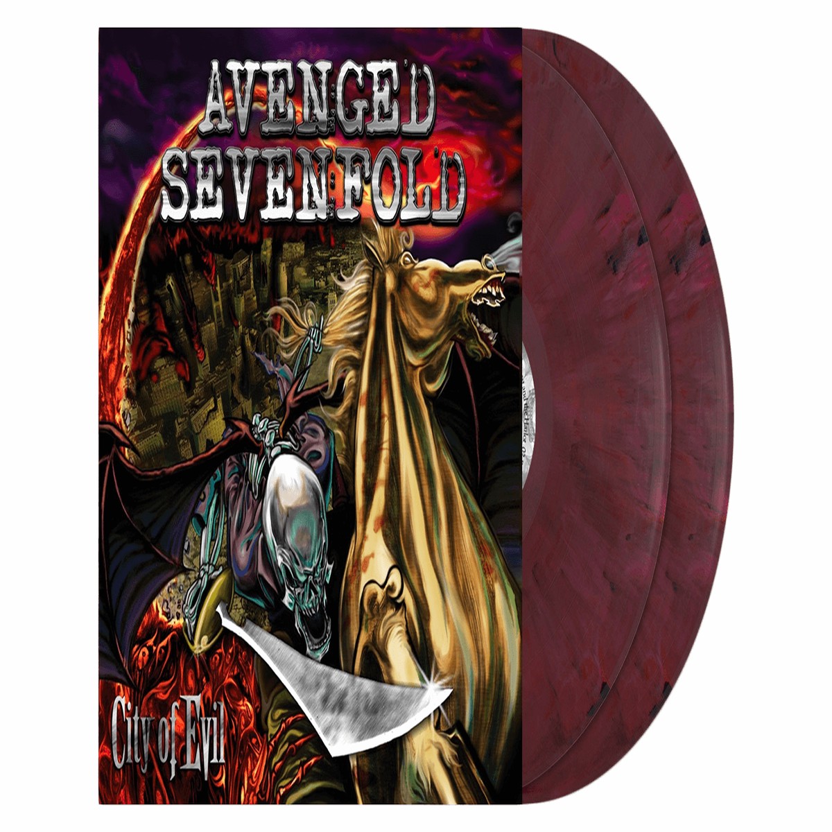 Avenged Sevenfold : City of Evil (Red Velvet Blend Vinyl)