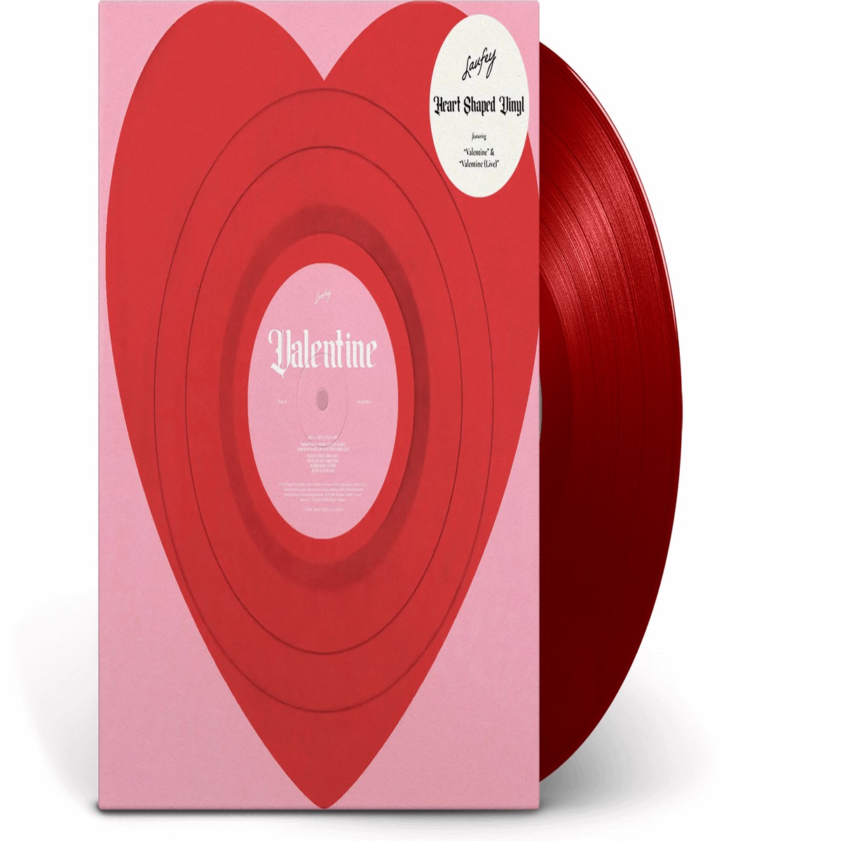 Laufey : Valentine (Heart Shaped Red Vinyl)