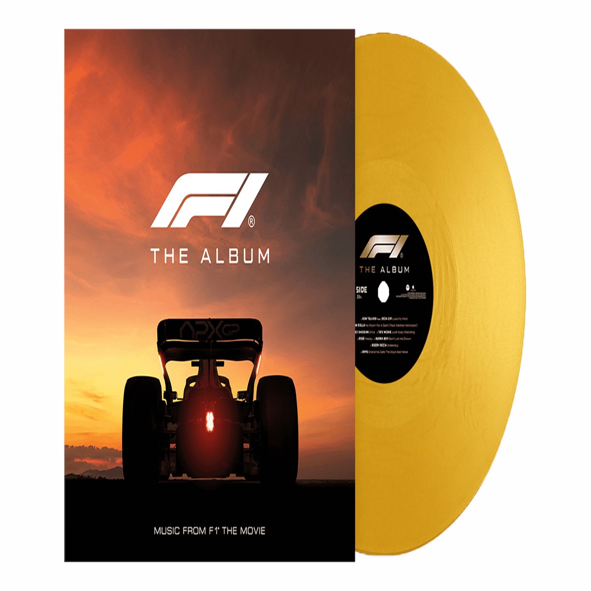 Various Artists : F1 The Album (Gold Vinyl)