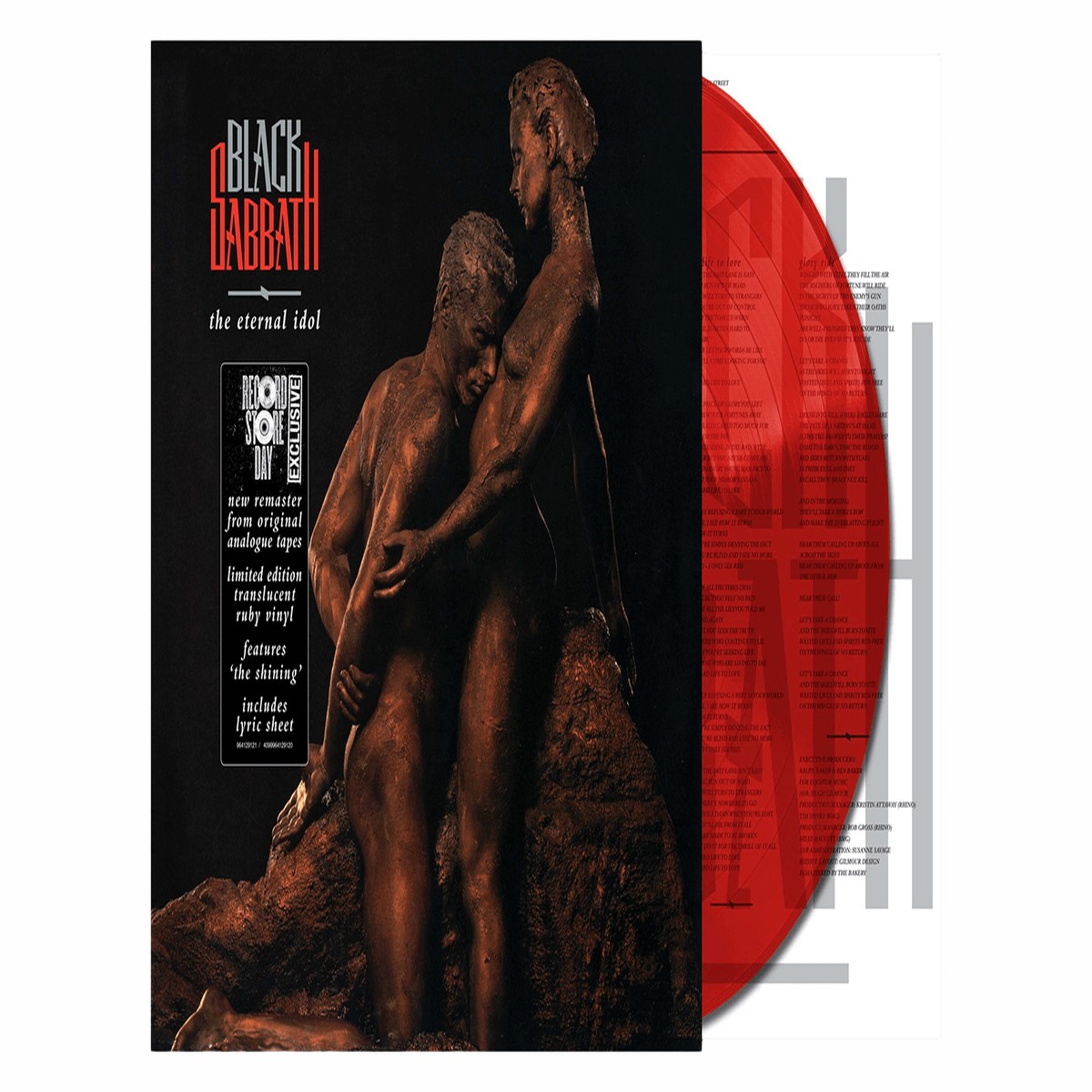 Black Sabbath : The Eternal Idol (2025 Remaster) (Translucent Ruby Red Vinyl)