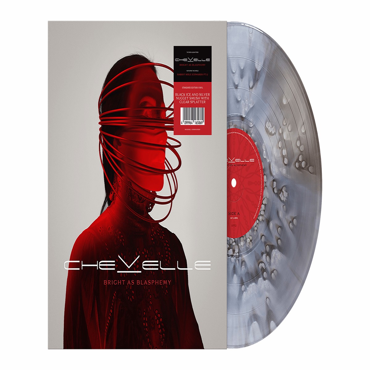Chevelle : Bright As Blasphemy (Black ice & Silver nugget smush colour vinyl with clear splatter)