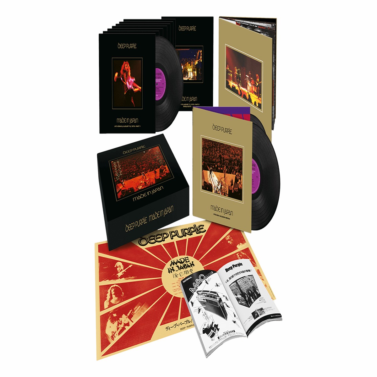 Deep Purple : Made In Japan (Deluxe 2025 Mix) (10LP Boxset) (Exclusive to The Record Hub.com)
