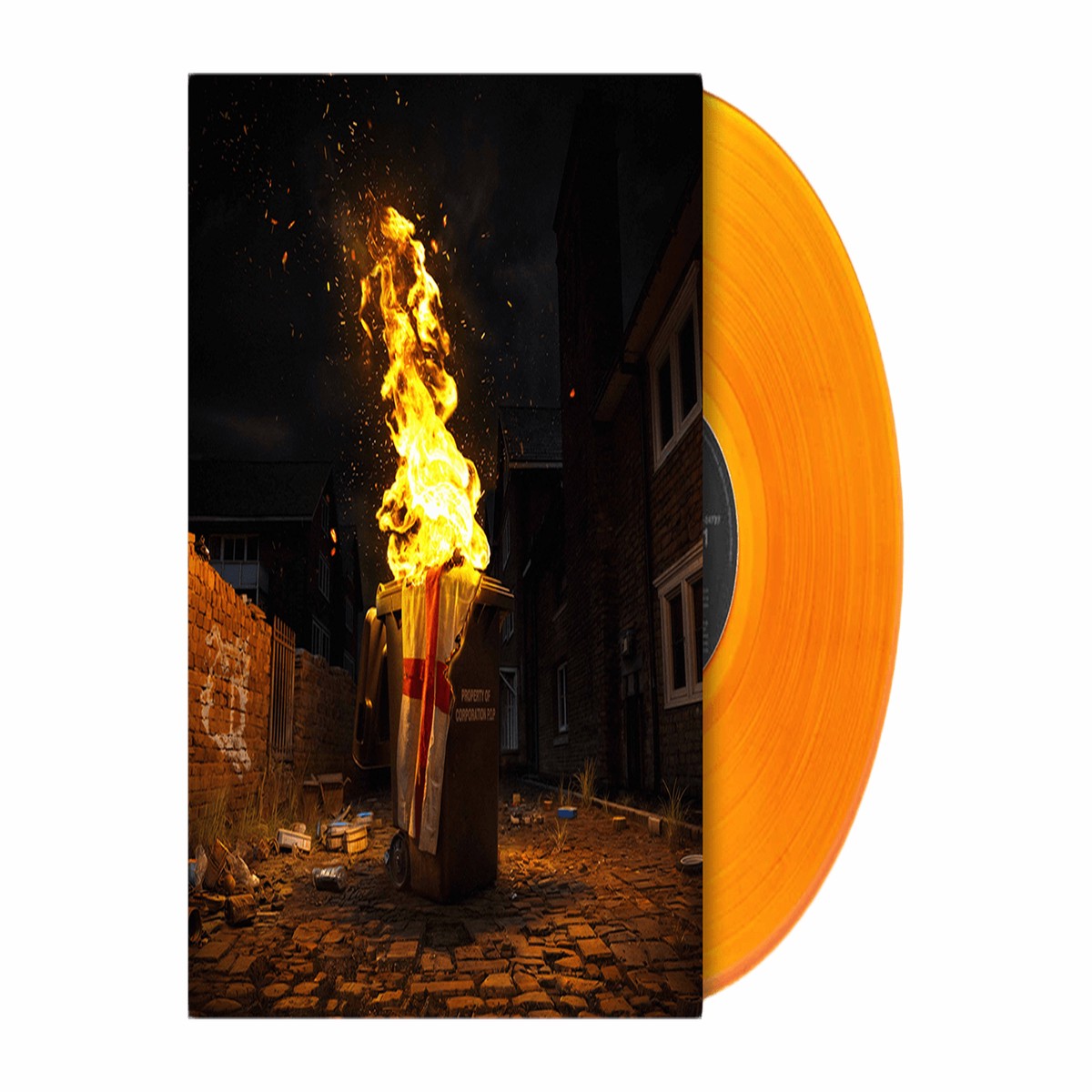 Hot Milk : Corporation P.O.P. (Salford Skyline Orange Vinyl)