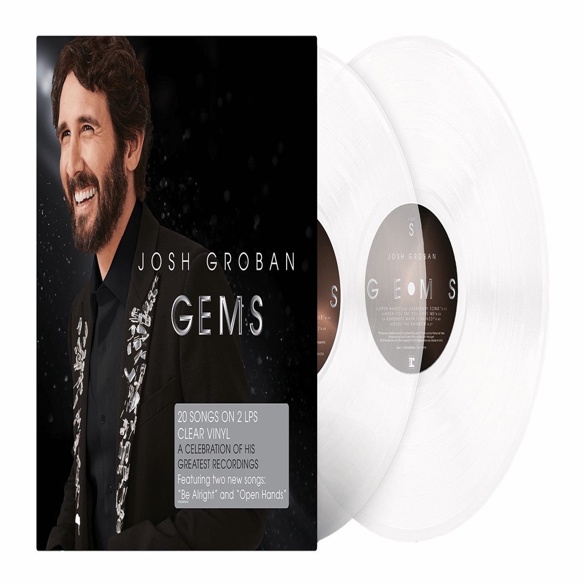 Josh Groban : Gems (Clear Vinyl)