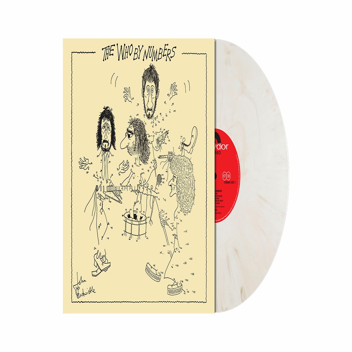 [Pre-Order [30/10] The Who : The Who By Numbers (Cream Vinyl)(Exclusive to The Record Hub.com)