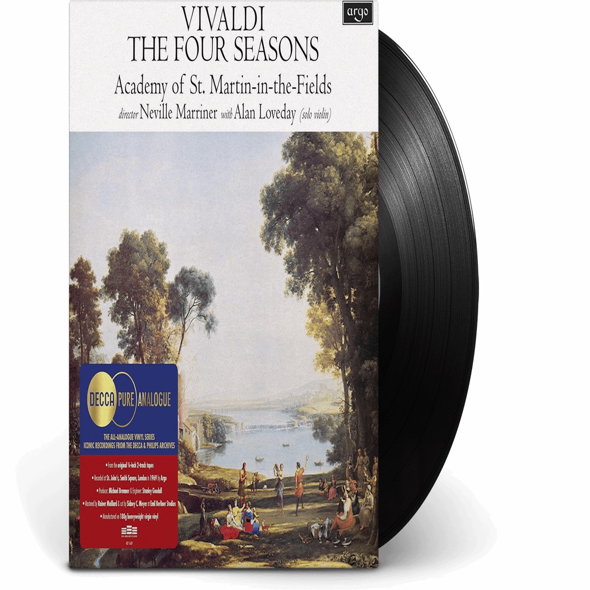 Alan Loveday, Academy of St Martin in the Fields, Sir Neville Marriner : Vivaldi – The Four Seasons (Pure Analogue)