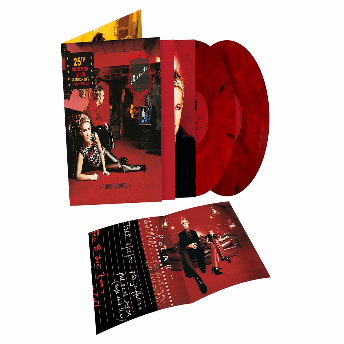 Roxette : Room Service (25th Anniversary) (Red & Black Vinyl)