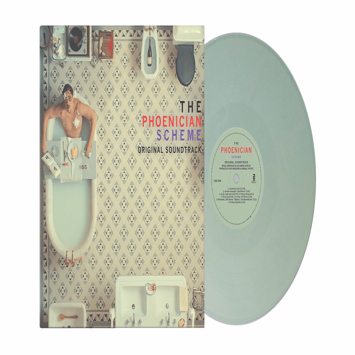 Various Artists : The Phoenician Scheme (Original Soundtrack) (Sea Foam Vinyl)