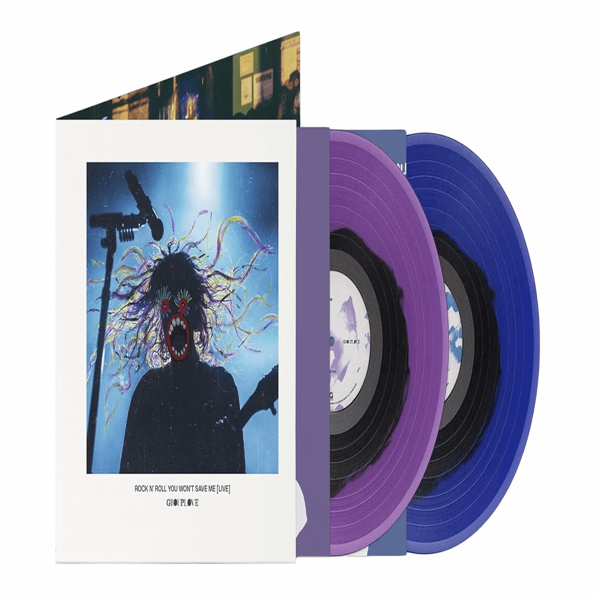 Grouplove : Rock N’ Roll You Won’t Save Me – Live (Purple & Black / Blue & Black Vinyl)