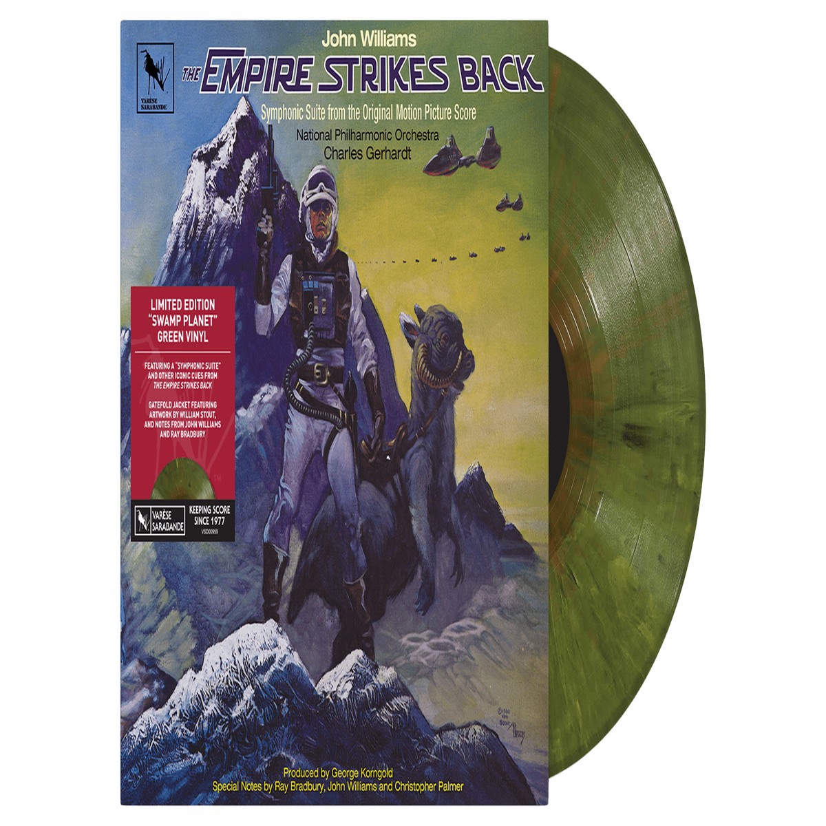 John Williams, Charles Gerhardt, The National Philharmonic Orchestra : The Empire Strikes Back(Swamp Green Vinyl)