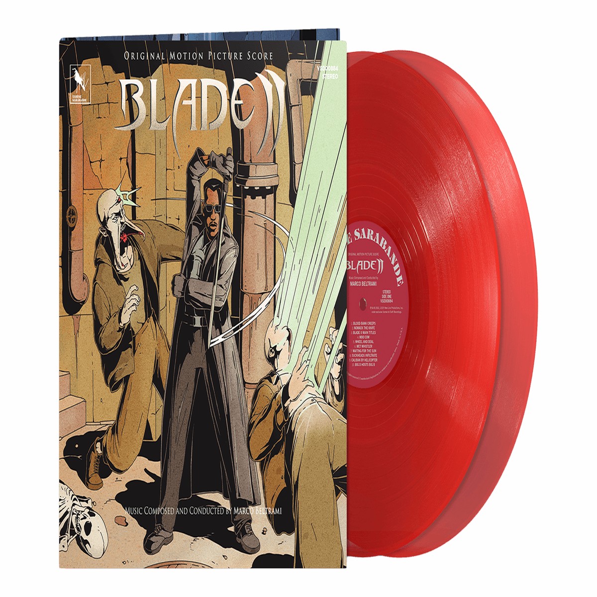 Marco Beltrami : Blade II – Original Motion Picture Score – Deluxe Edition (Ruby Red Vinyl)