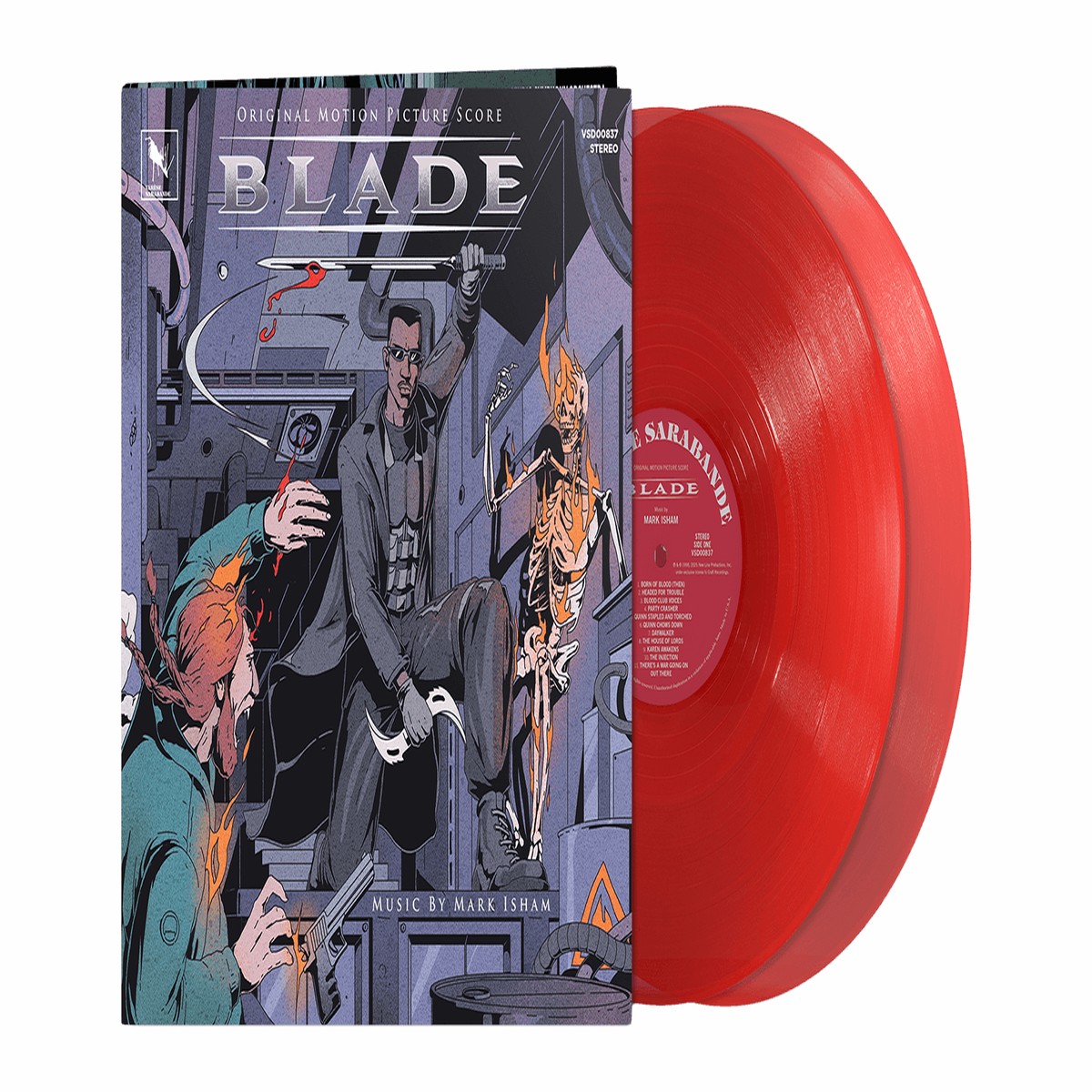 Mark Isham : Blade – Original Motion Picture Score – Deluxe Edition (Ruby Red Vinyl)