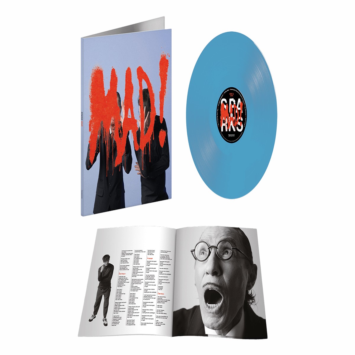 Sparks : MAD! (Light Blue Vinyl with lenticular sleeve)