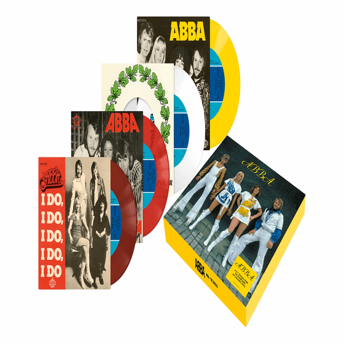 ABBA : ABBA – The Singles Boxset (Colour Vinyl) (Exclusive To The Record Hub.com_)