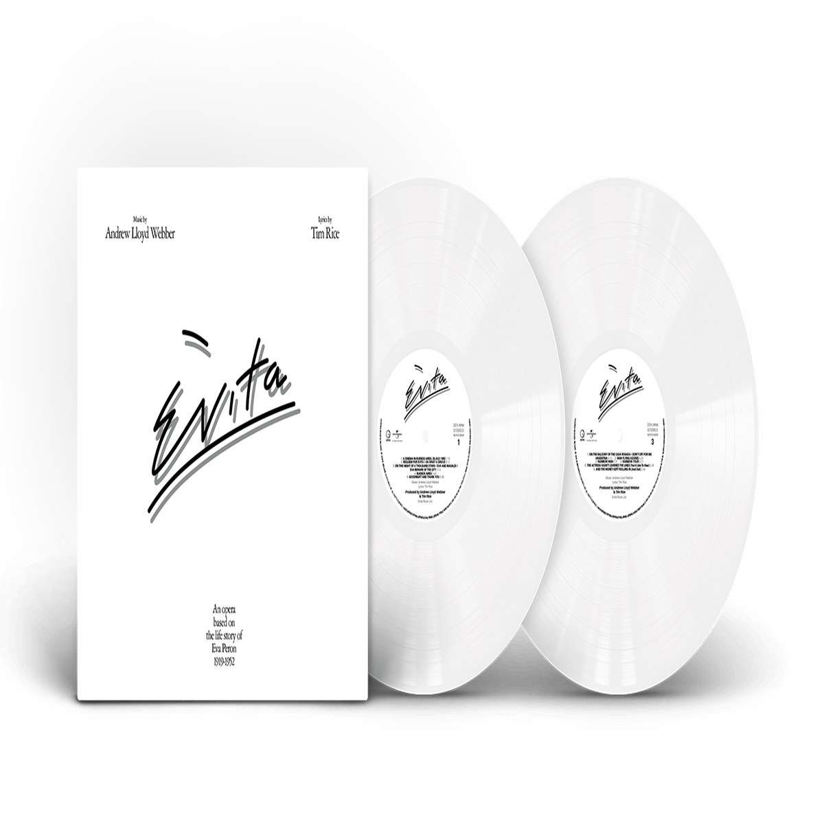 Andrew Lloyd Webber : Evita (Clear Vinyl)