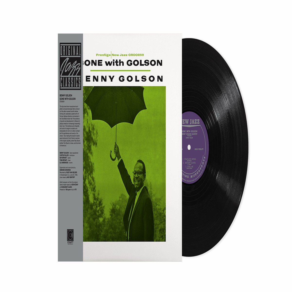 Benny Golson : Gone With Golson (180g Vinyl)