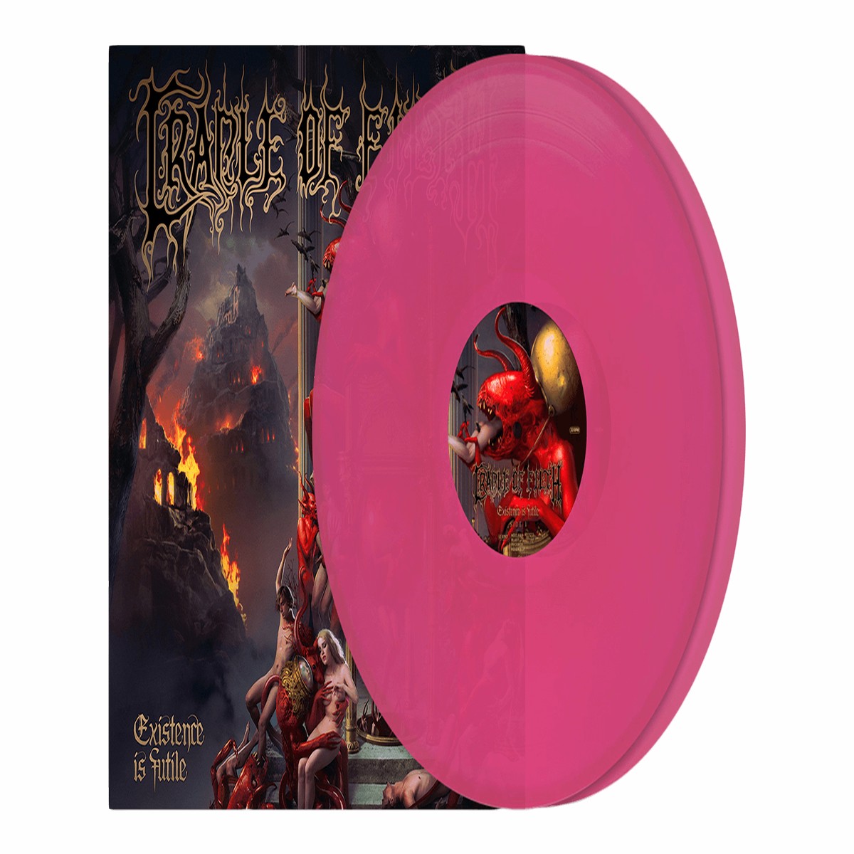 Cradle Of Filth : Existence Is Futile (Magenta Vinyl)