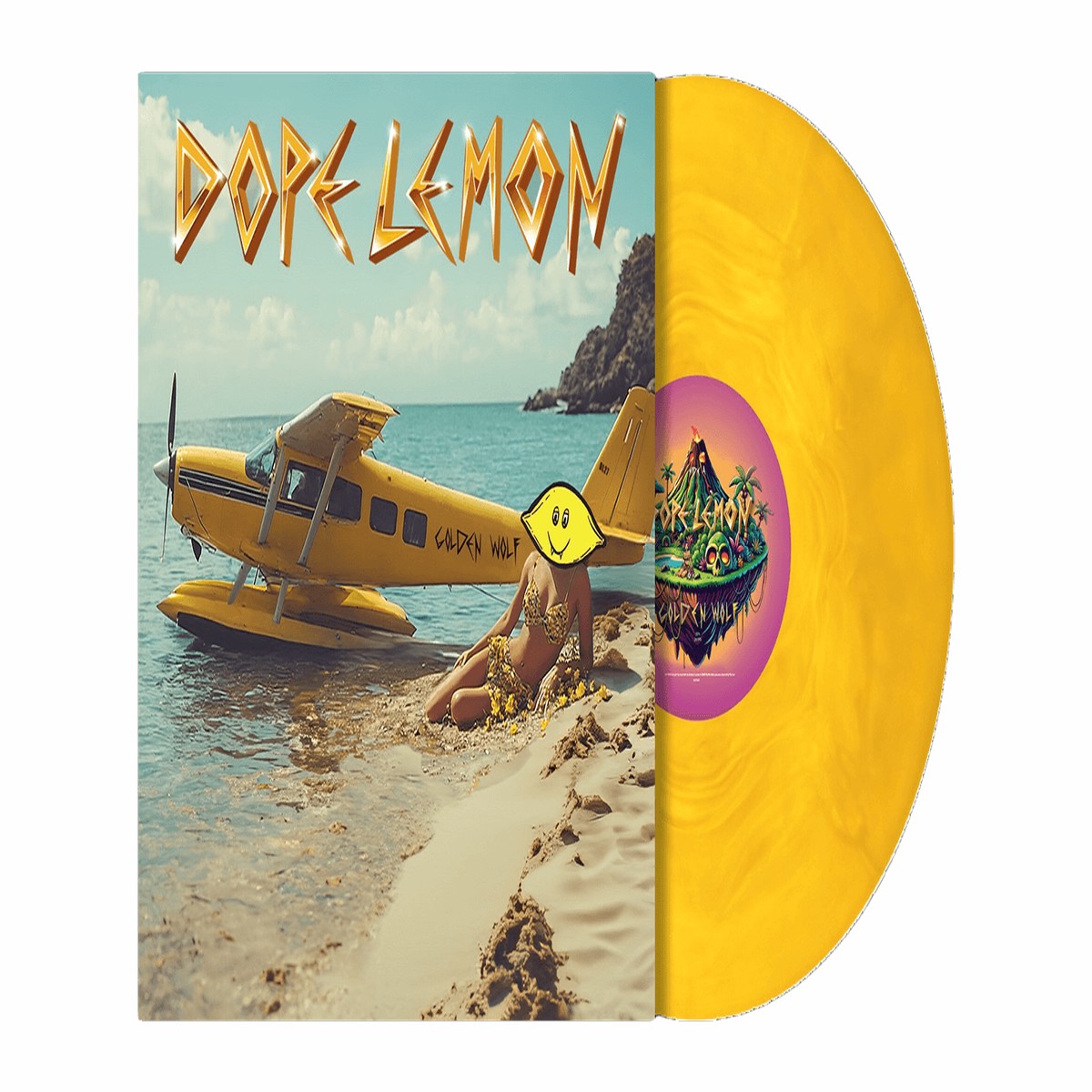 DOPE LEMON : Golden Wolf (Gold Marble Vinyl)