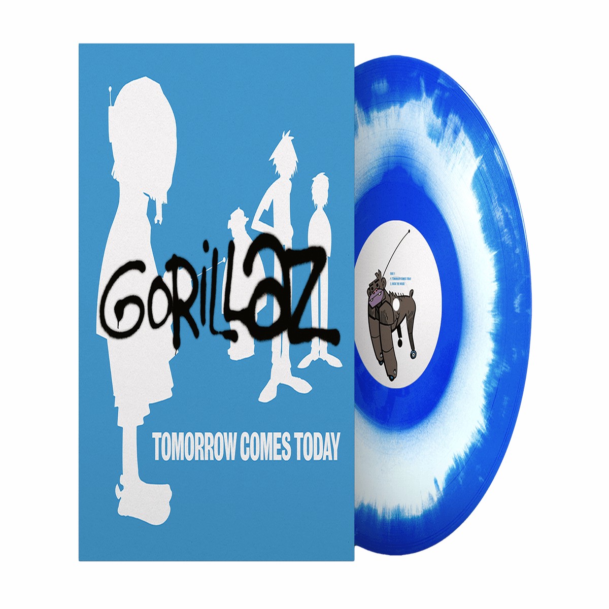 Gorillaz : Tomorrow Comes Today (White & Blue 12 Vinyl 4 Track EP)