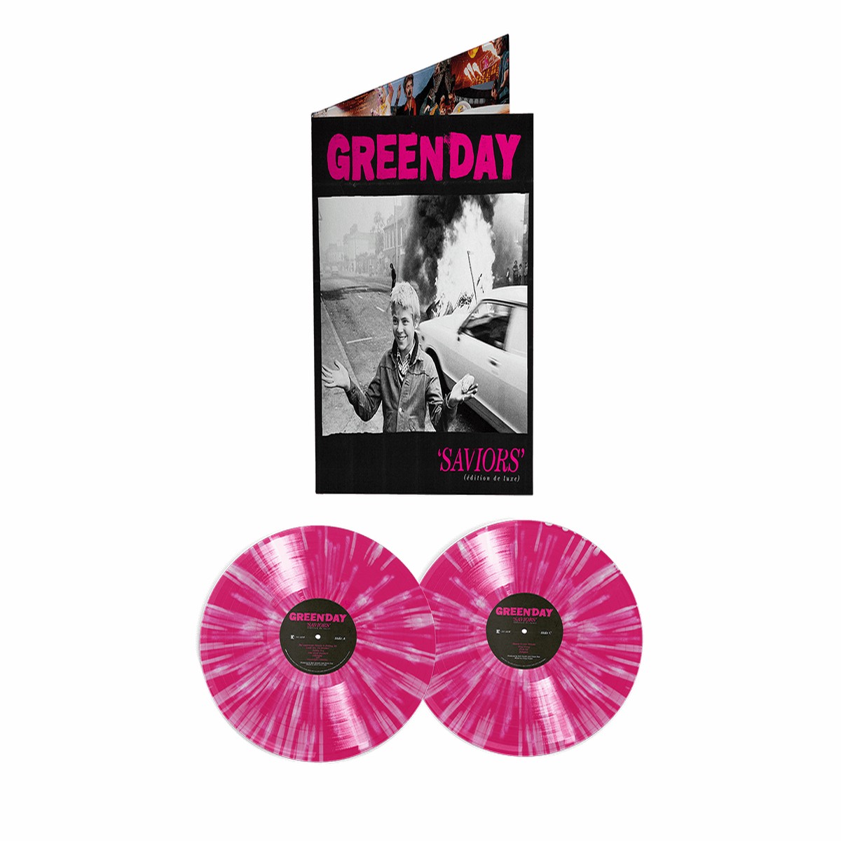 Green Day : Saviors (dition de luxe) (Pink & White Vinyl)
