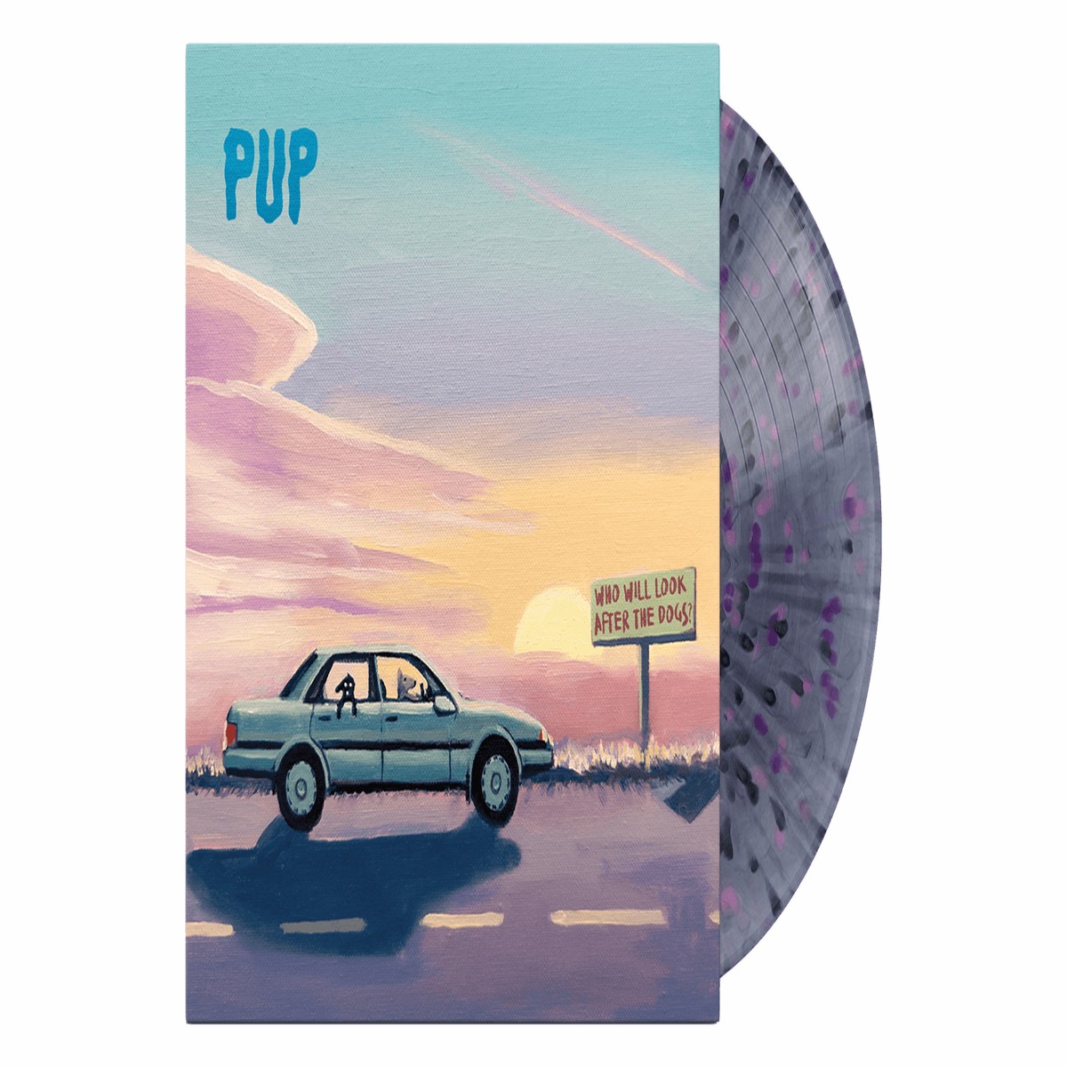 PUP : Who Will Look After The Dogs (Black Smoke with Black, Pink & Purple Splatter Vinyl)
