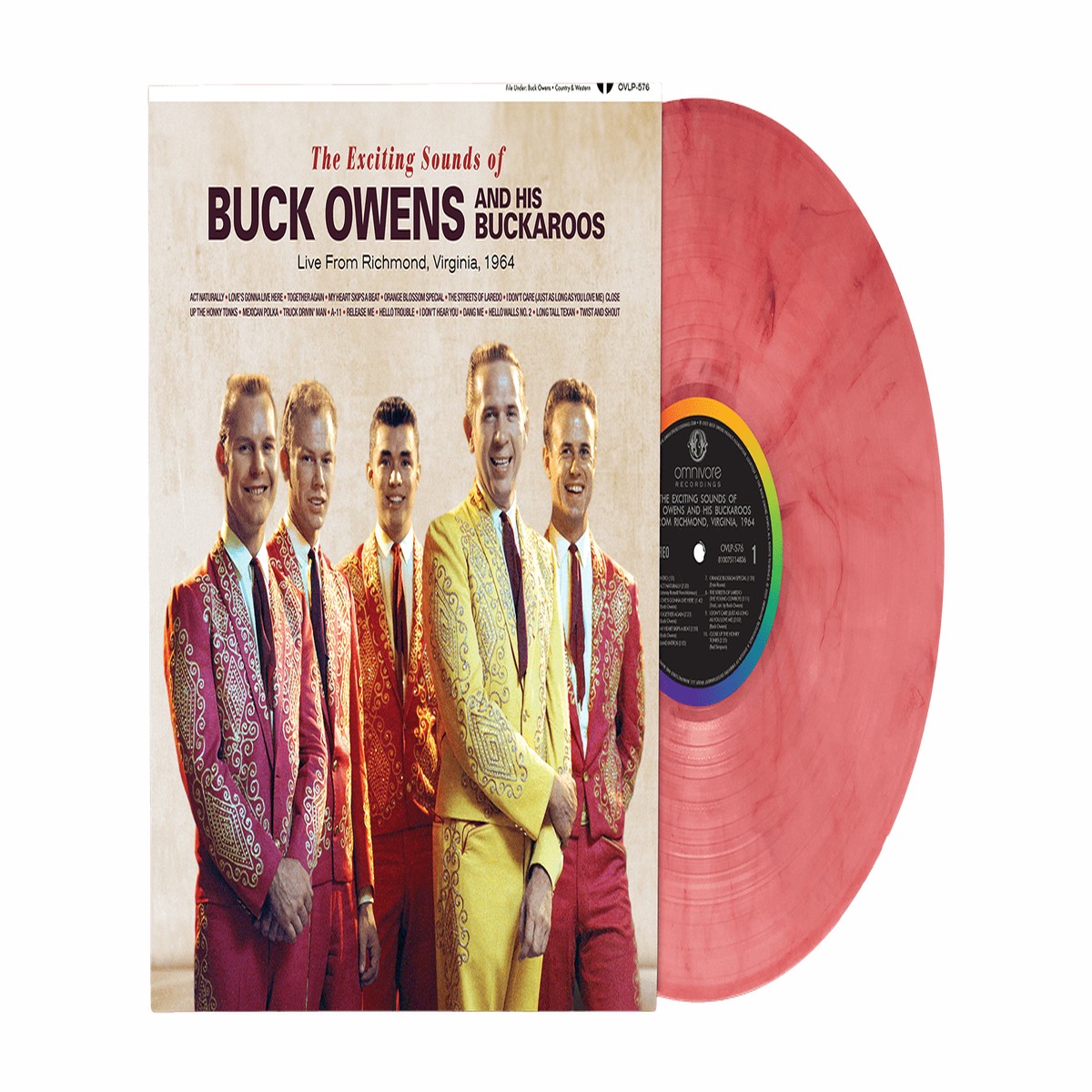 Buck Owens And His Buckaroos : The Exciting Sounds of Buck Owens And His Buckaroos Live From Richmond, Virginia, 1964 ( Strawberry Jam Vinyl)
