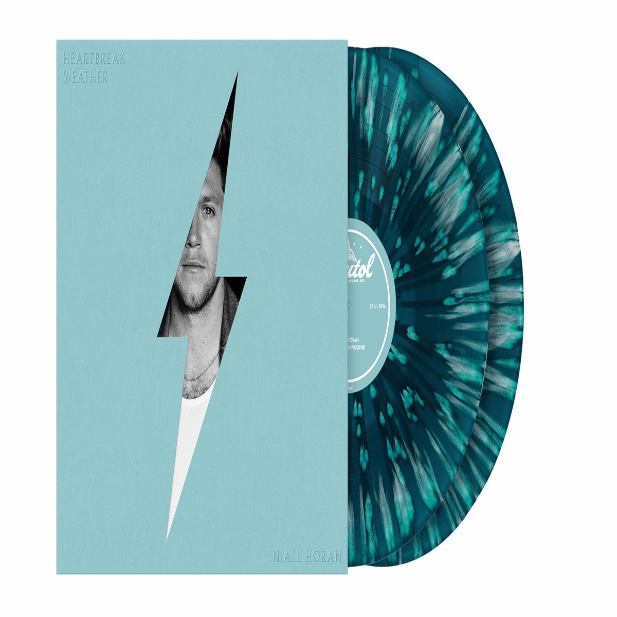 Niall Horan : Heartbreak Weather (5 Year Anniversary Edition) (Sea Blue & White Splatter Vinyl) (Exclusive to The Record Hub.com)